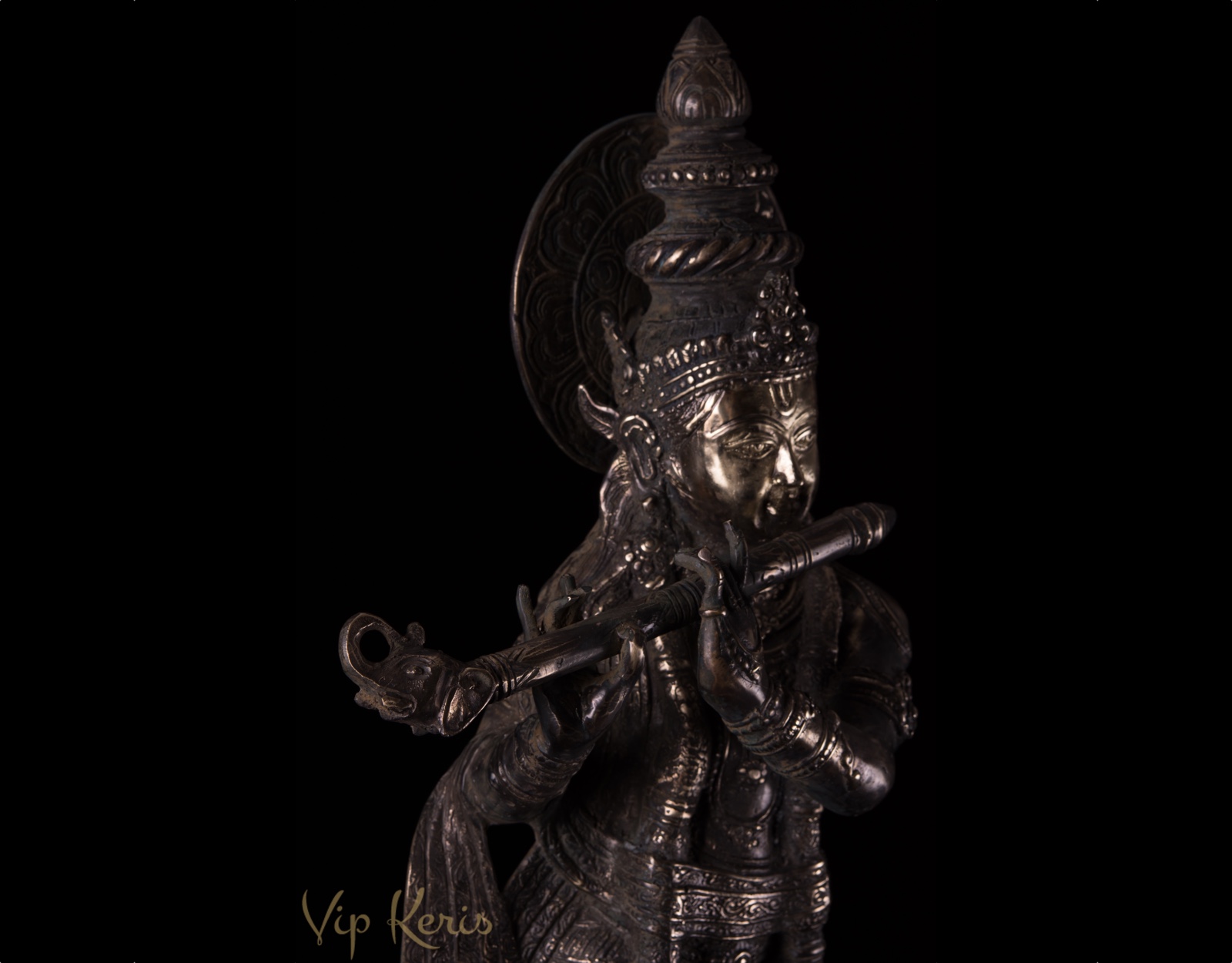 Бронзовая статуя Кришна, 70см. фото VipKeris