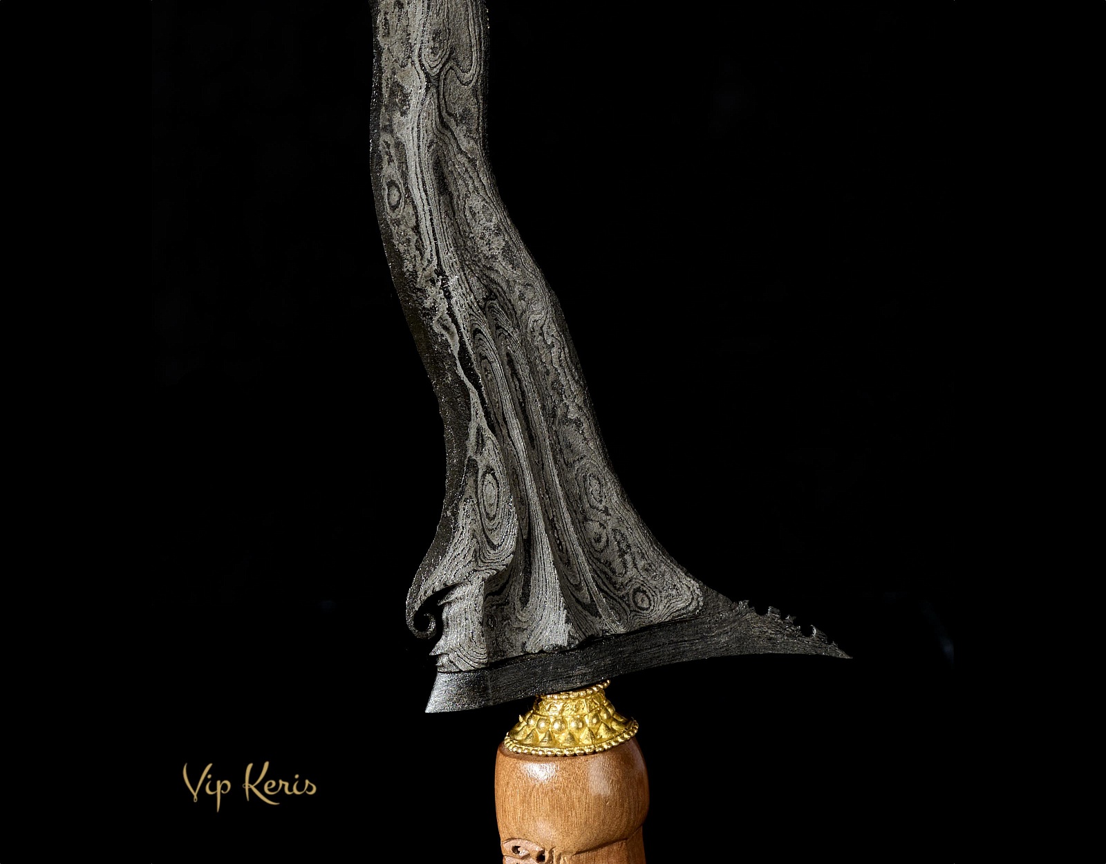 Индонезийский кинжал Крис Sengkelat — 10 аркан, «Клинок Колеса Судьбы» фото VipKeris
