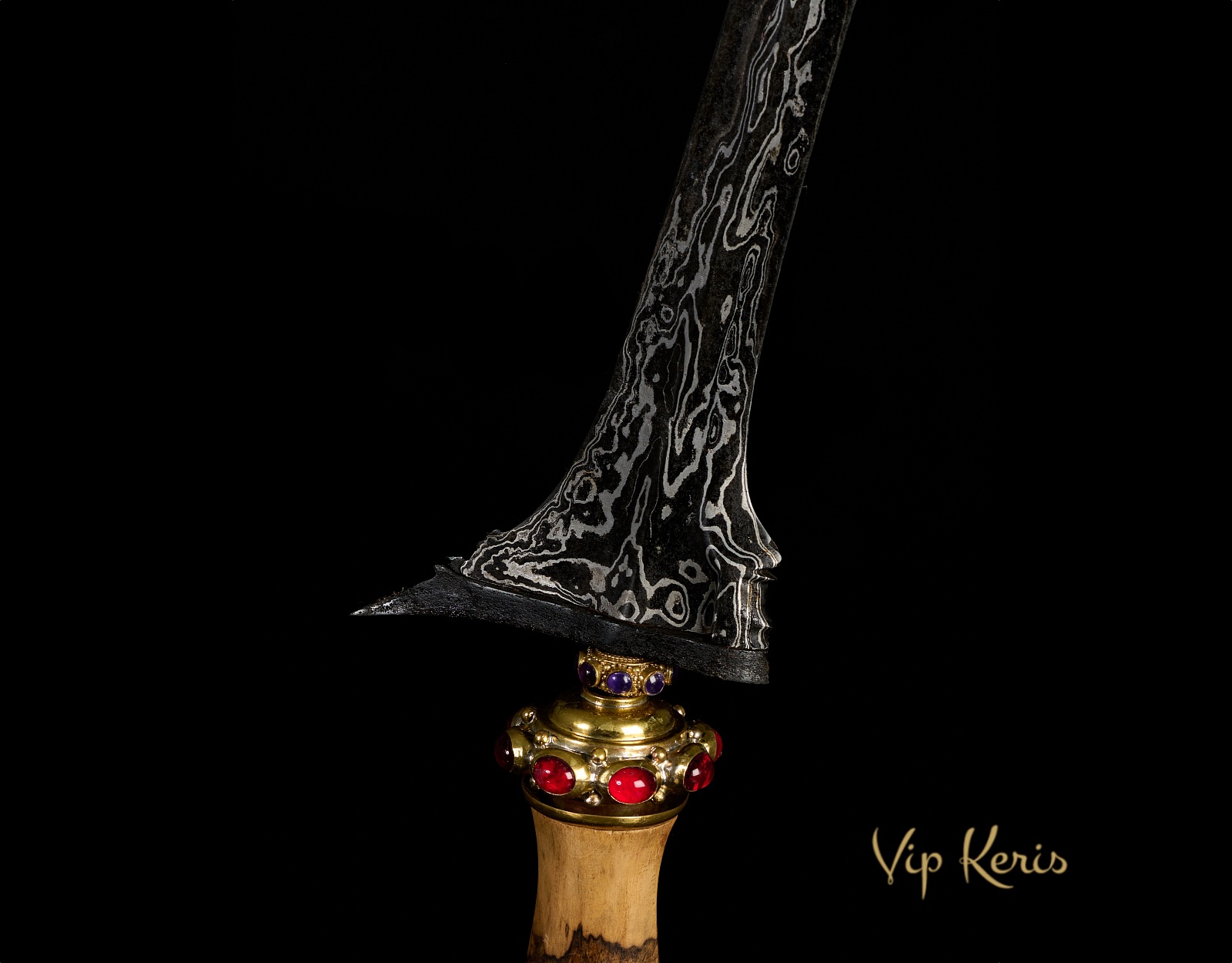 Редкий балийский кинжал Крис Mundarang, проводник. фото VipKeris