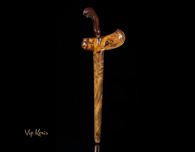 Ритуальный кинжал Крис Kidang Soko Карма, Вода фото VipKeris