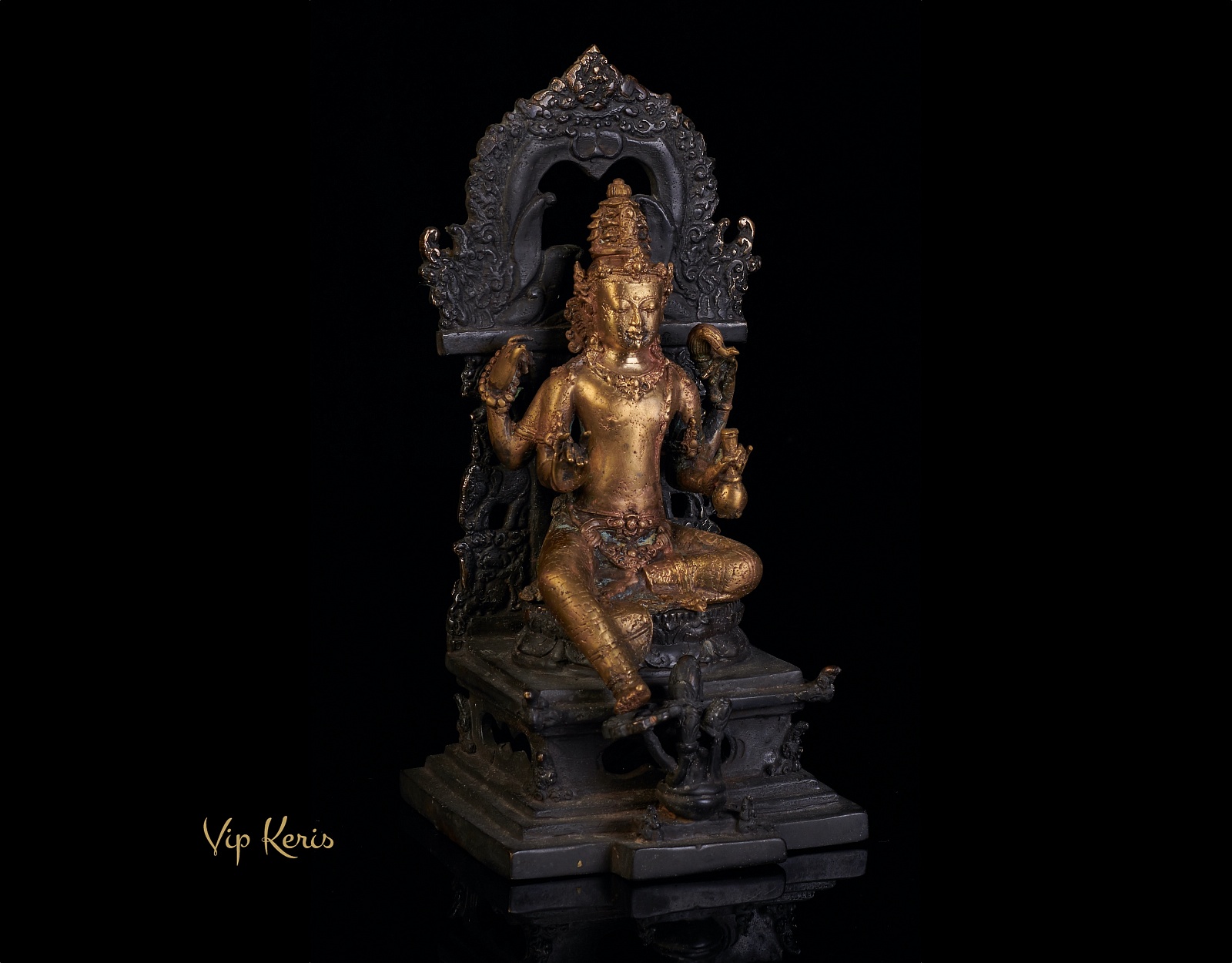 Старинная ритуальная статуя божества Syailendra, 20см фото VipKeris