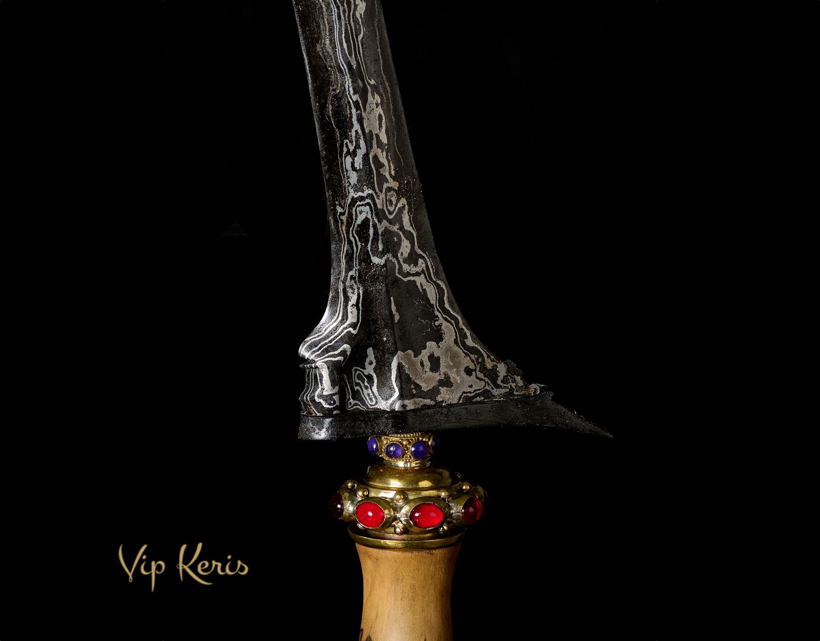 Редкий балийский кинжал Крис Mundarang, проводник. фото VipKeris