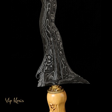 Пламевидный кинжал Крис Sengkelat Luk13, 3/15Ба фото vipkeris.ru