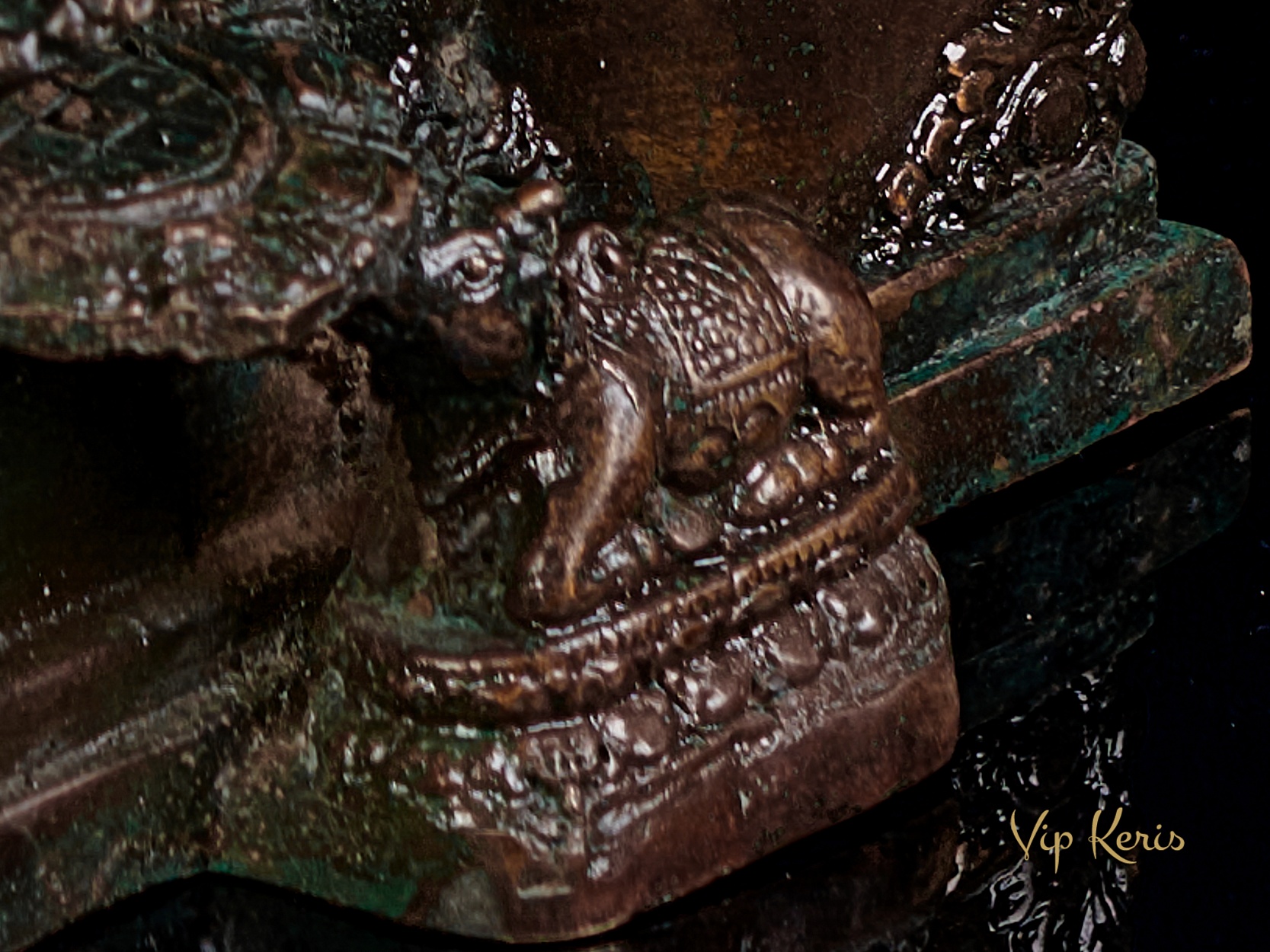 Старинная алтарная статуя Шивы. 40см. фото VipKeris