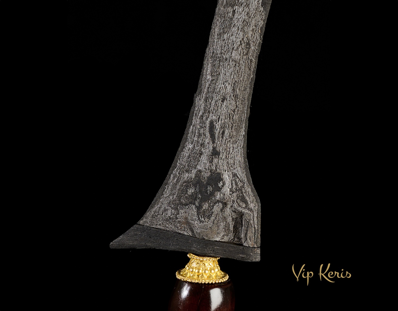 Прямой индонезийский кинжал Крис Tilam Upih, метеоритный, 6Ба фото VipKeris