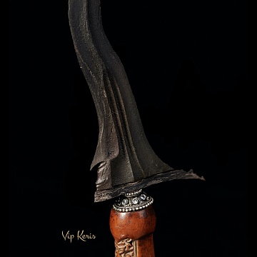 Пламевидный ритуальный Крис Сarito keprabon, 11 изгибов фото vipkeris.ru