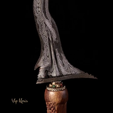 Метеоритный кинжал Крис Carito Keprabon, Воздух-Огонь фото vipkeris.ru