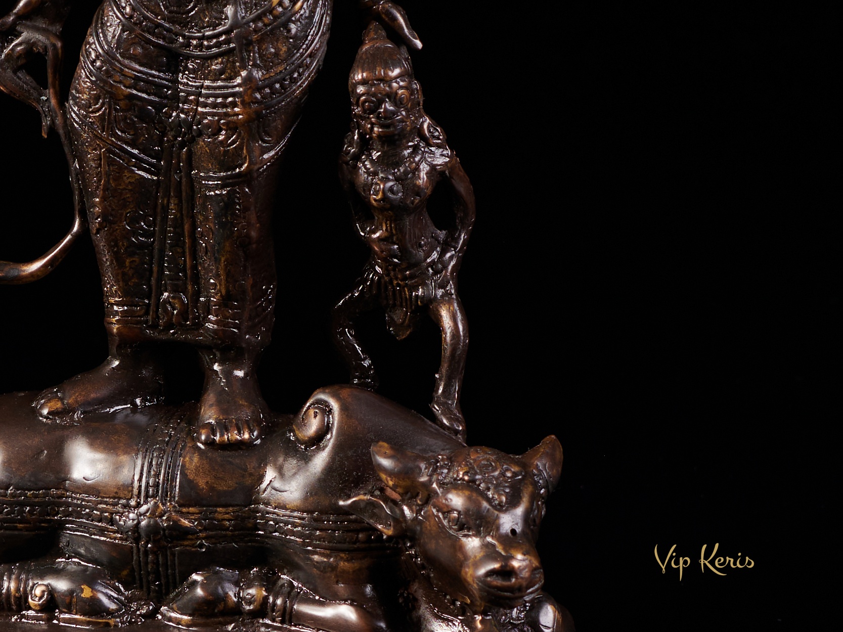Старинная алтарная статуя Дурга, 20см фото VipKeris