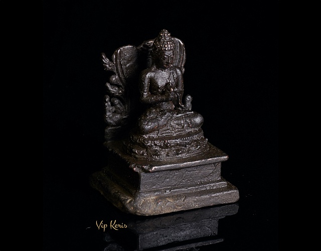 Старинная алтарная статуя Будды, 7см фото VipKeris