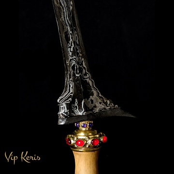 Редкий балийский кинжал Крис Mundarang, проводник. фото vipkeris.ru