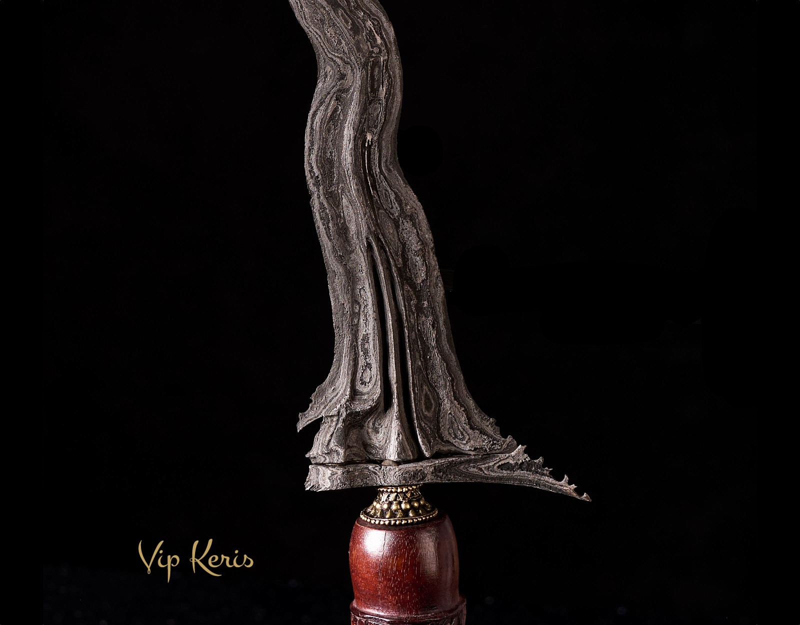 Кинжал Крис Sabuk Inten Luk11 стихия смерть, боевая магия из региона Madura фото VipKeris