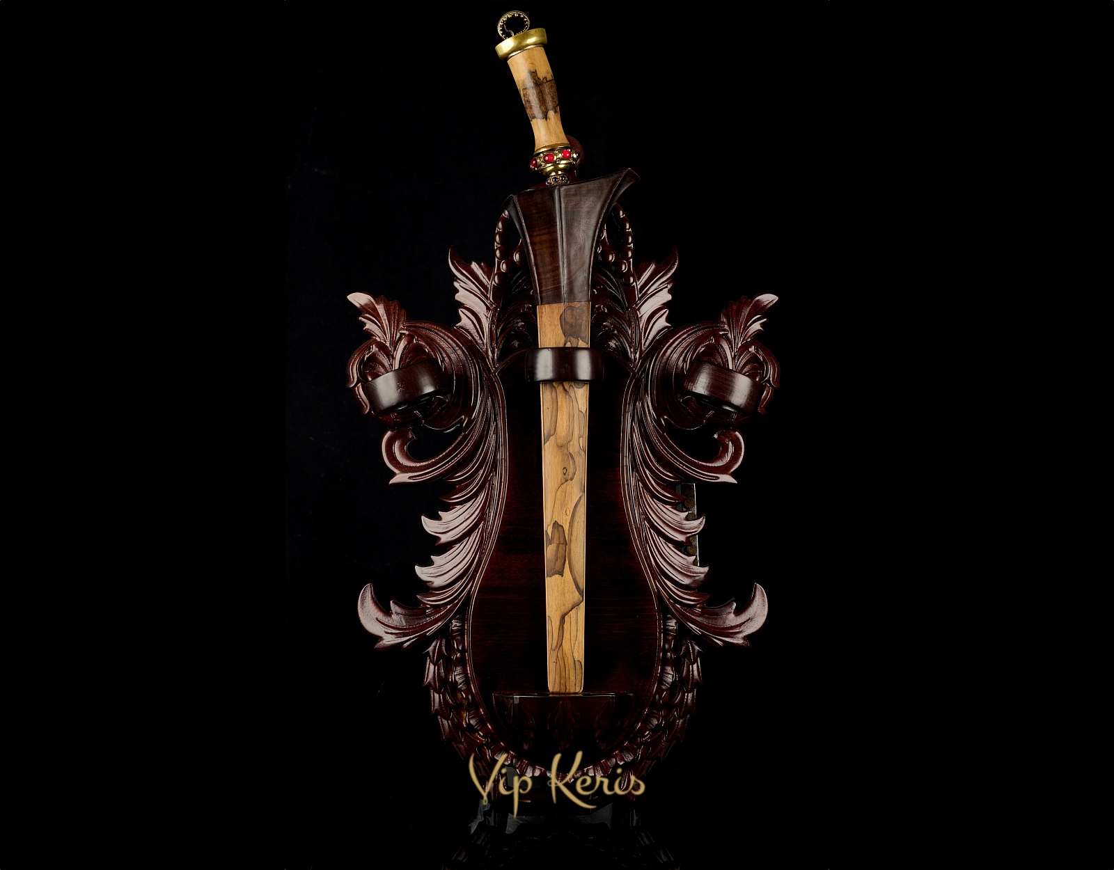 Редкий балийский кинжал Крис Mundarang, проводник. фото VipKeris