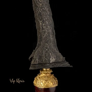 Пламевидный индонезийский кинжал Крис Carubuk, 9, 13 аркан фото vipkeris.ru