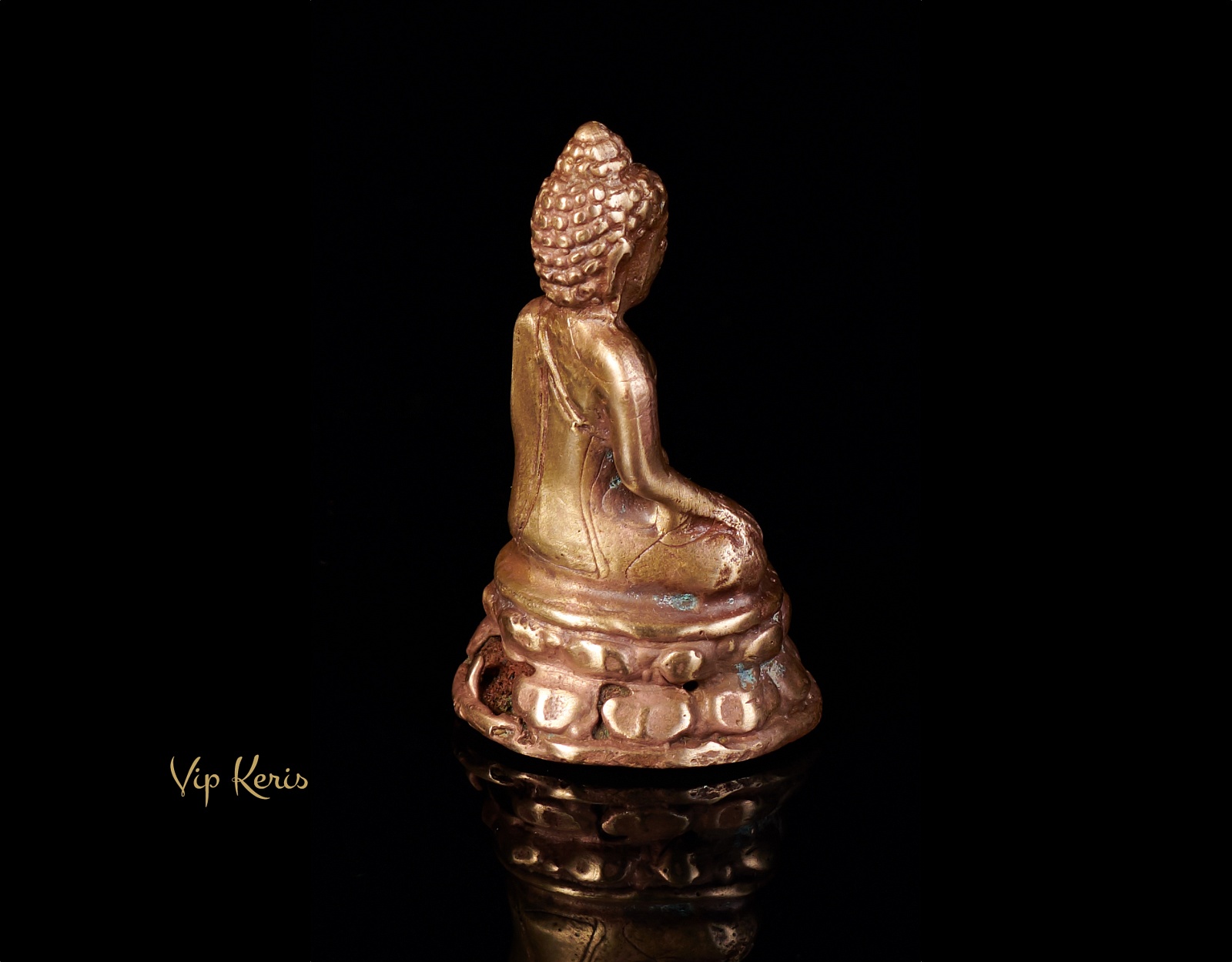 Миниатюрная старинная статуя Будды, 6см фото VipKeris