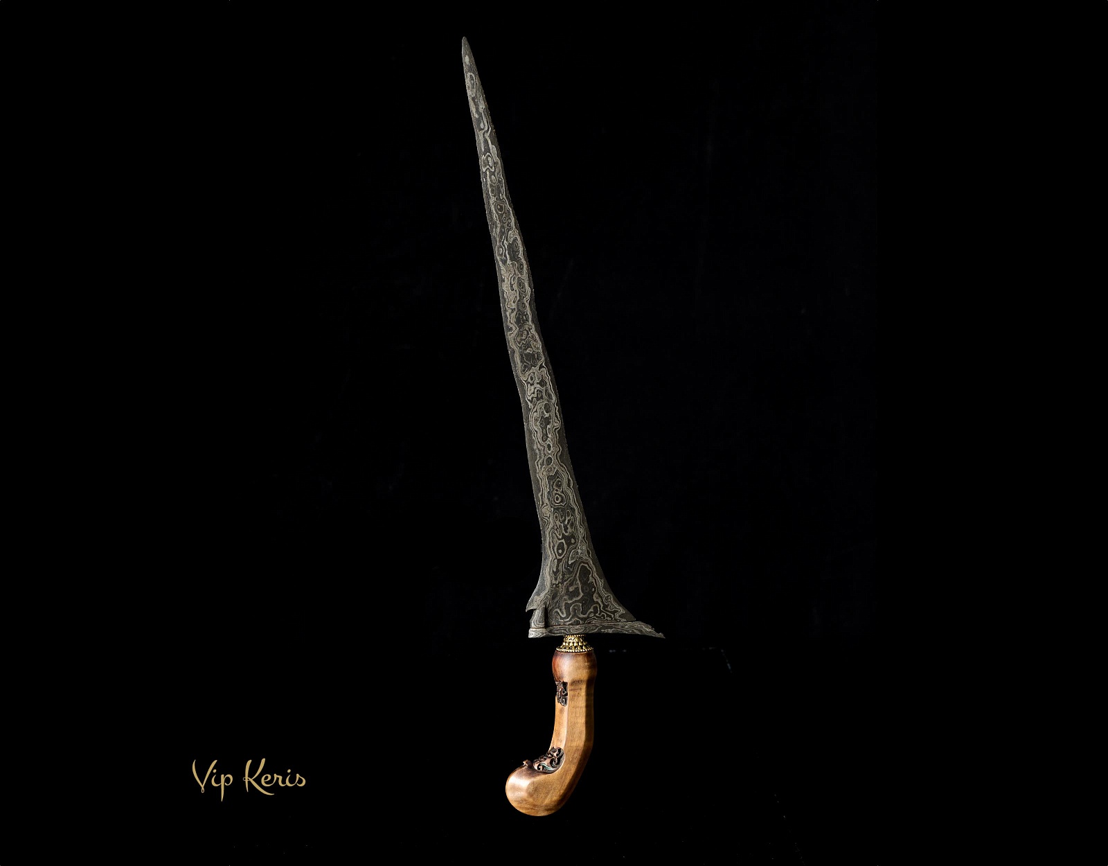 Индонезийский кинжал Крис Sempana Luk9, Волшебник фото VipKeris