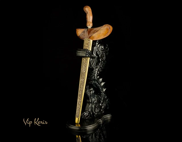 Пламевидный кинжал Крис Panimbal Luk9, мастер Огня фото VipKeris