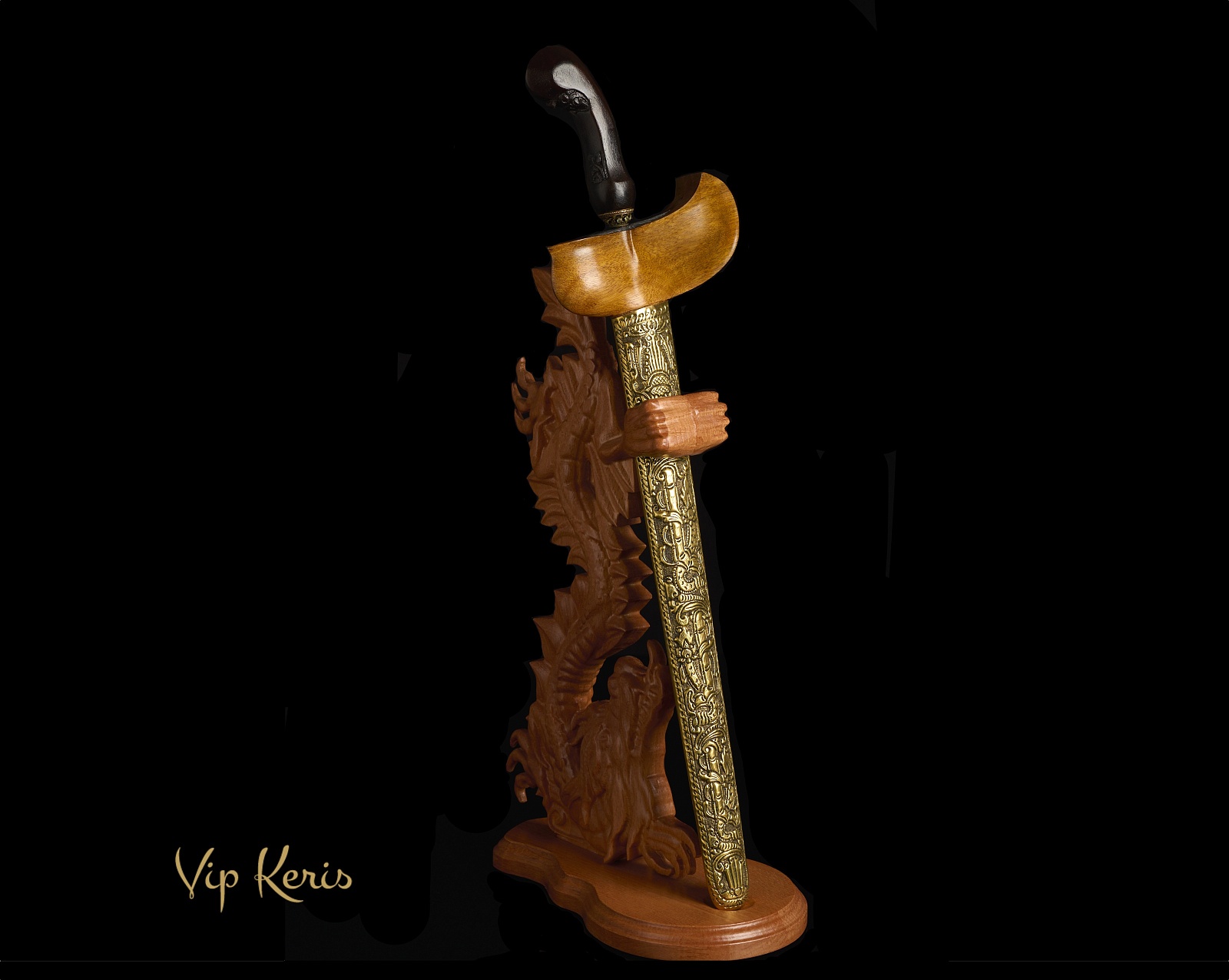 Индонезийский кинжал Крис Mahesa Lajer 15Ба фото VipKeris