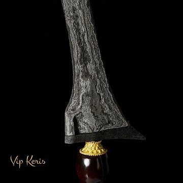 Прямой индонезийский кинжал Крис Tilam Upih, метеоритный, 6Ба фото vipkeris.ru