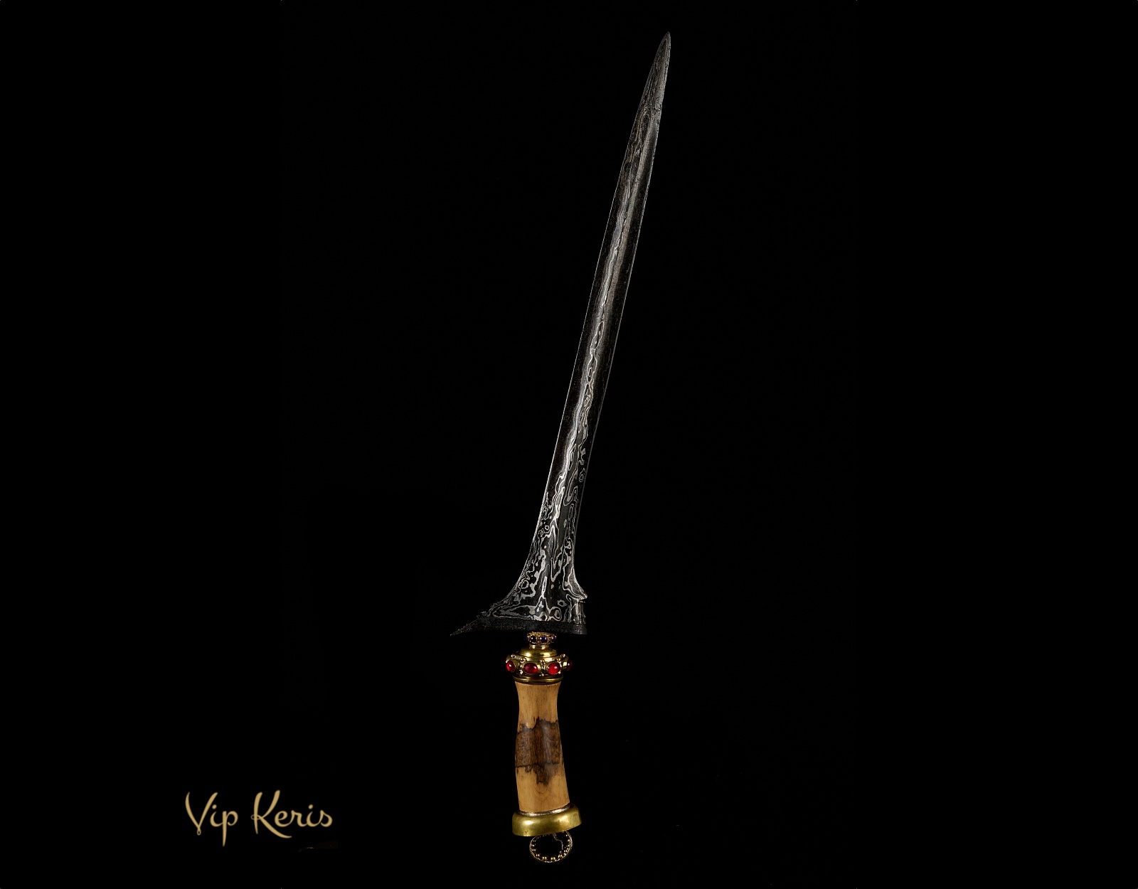 Редкий балийский кинжал Крис Mundarang, проводник. фото VipKeris