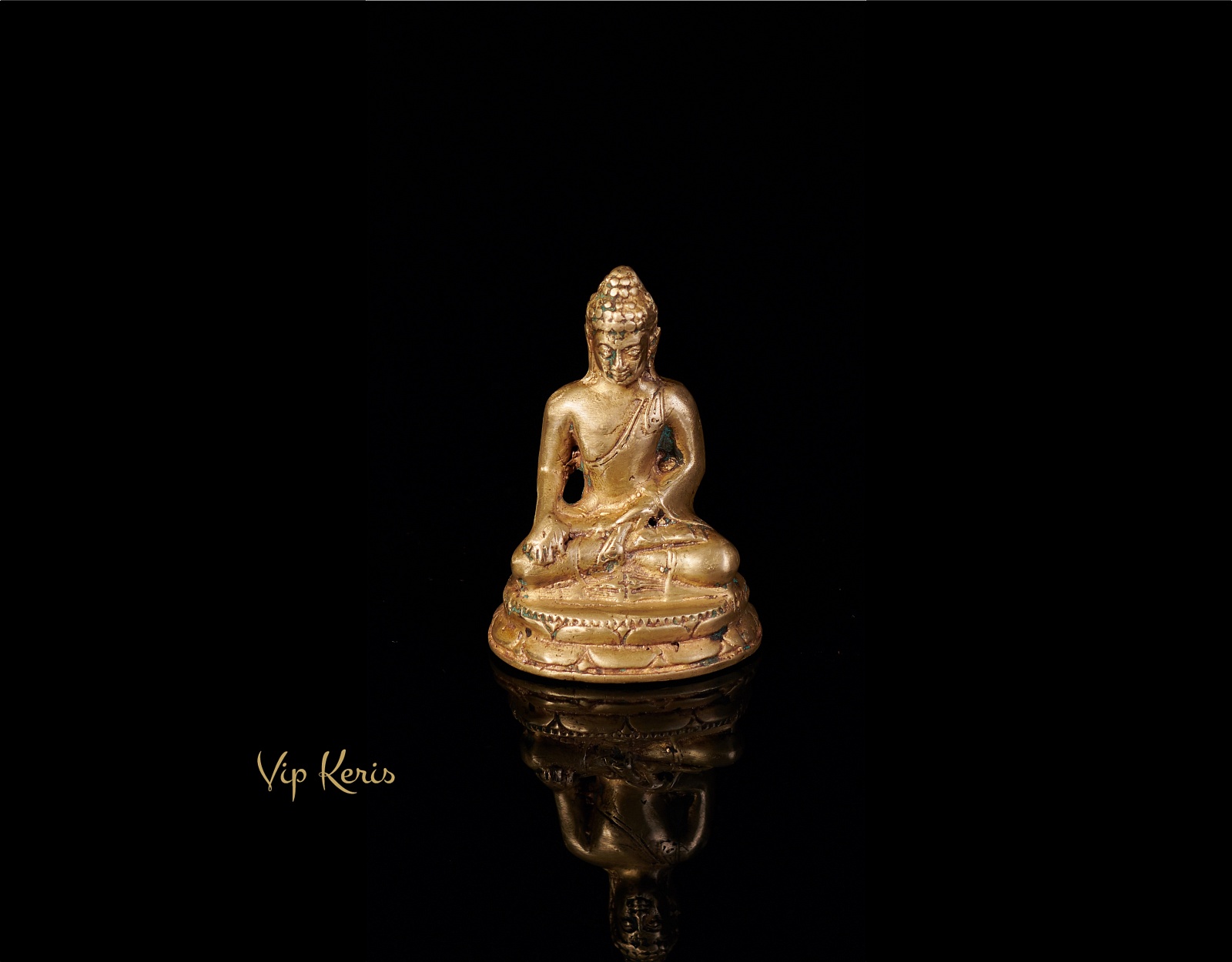 Миниатюрная старинная статуя Будды, 7см фото VipKeris