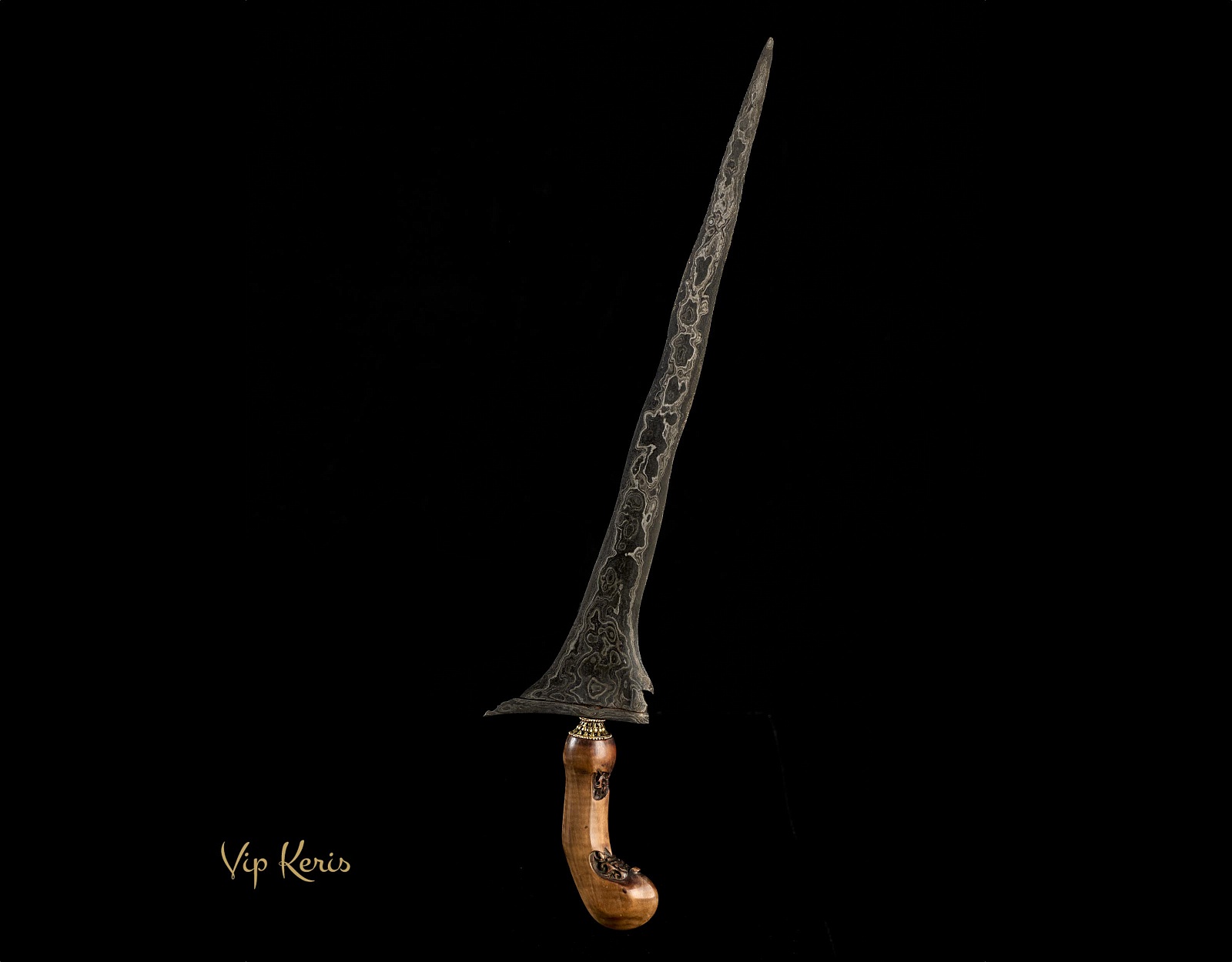 Индонезийский кинжал Крис Sempana Luk9, Волшебник фото VipKeris