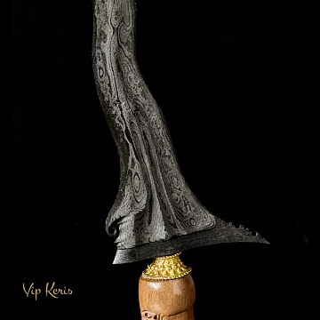 Индонезийский кинжал Крис Sengkelat — 10 аркан, «Клинок Колеса Судьбы» фото vipkeris.ru