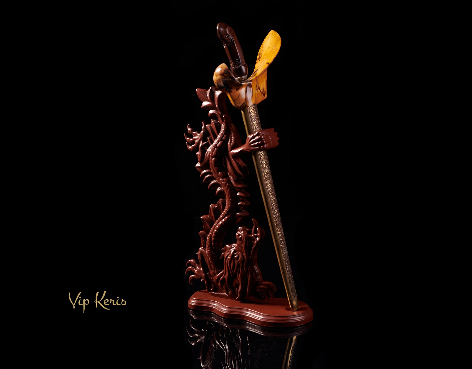 Дракон Naga подставка для одного Криса. фото VipKeris