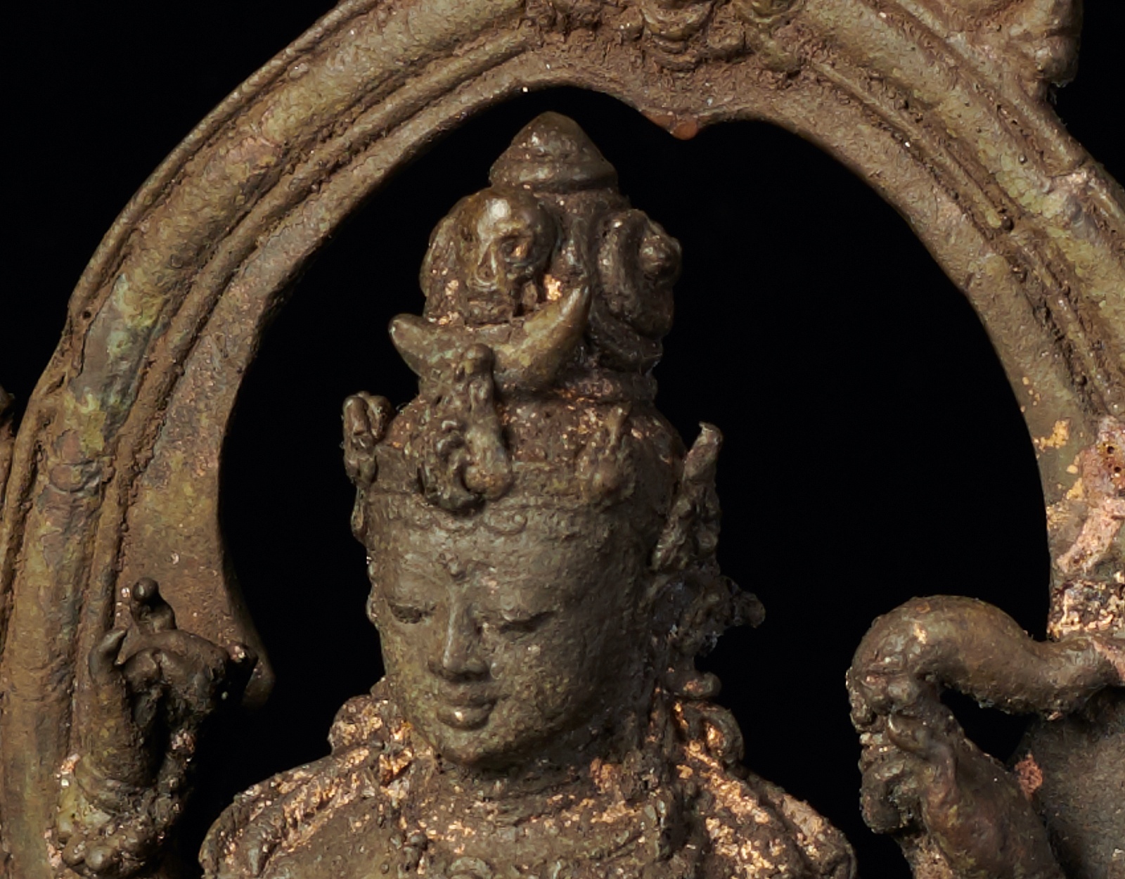 Старинная статуя божества Ямы, 20см фото VipKeris