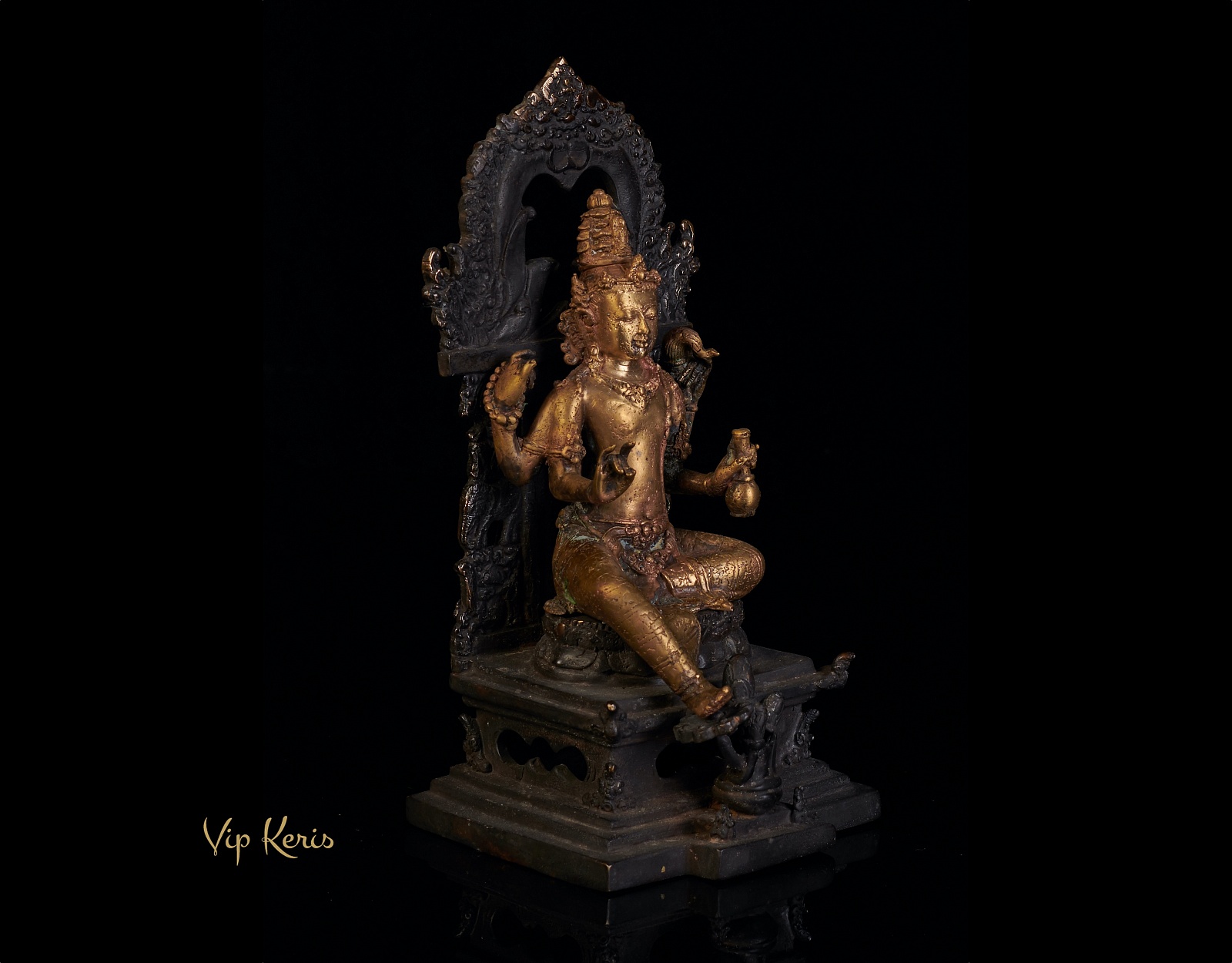 Старинная ритуальная статуя божества Syailendra, 20см фото VipKeris