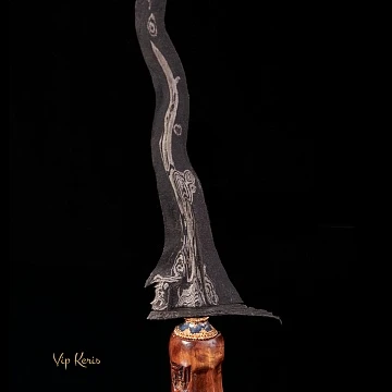 Кинжал Крис Sengkelat Luk 13, 9 аркан фото vipkeris.ru