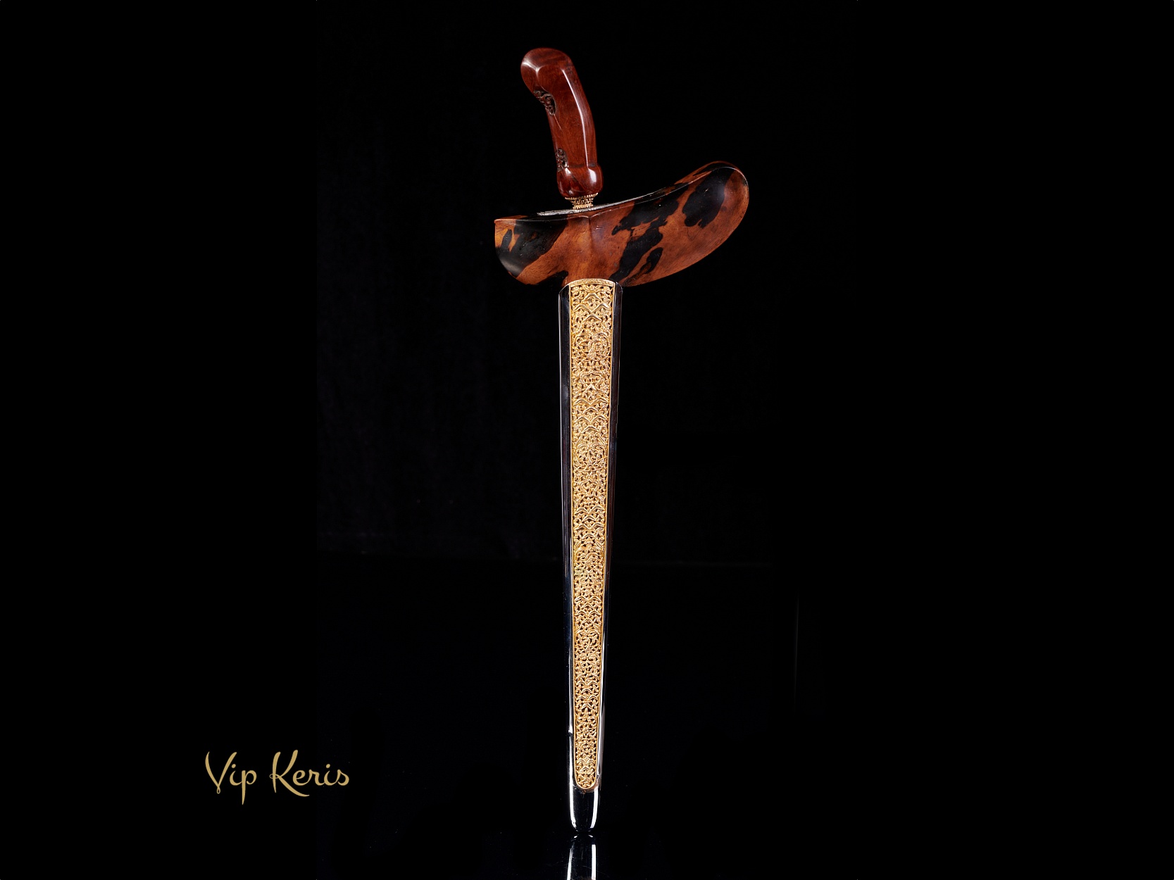 Прямой индонезийский кинжал Крис Tilam Upih, работа с благосостоянием, 15Ба. фото VipKeris