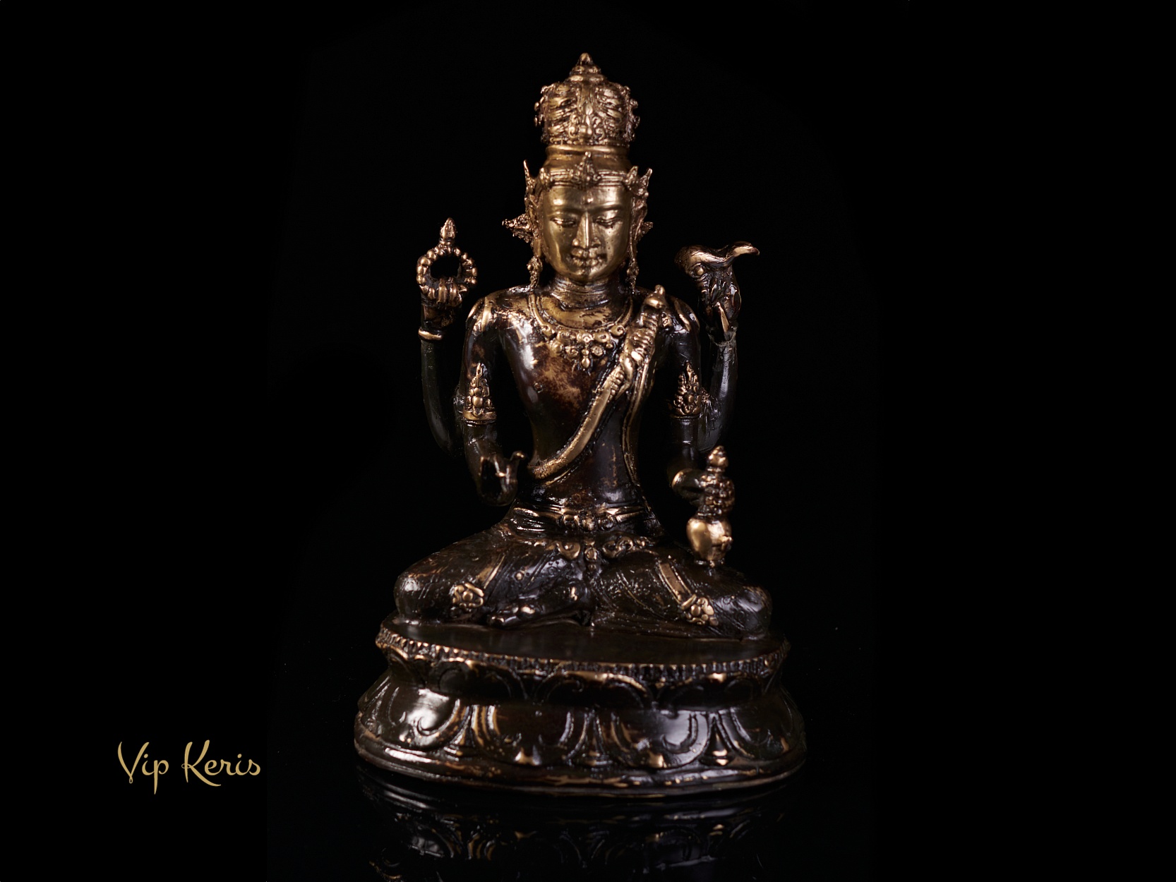 Старинная статуя Шива в йоге, 24см фото VipKeris
