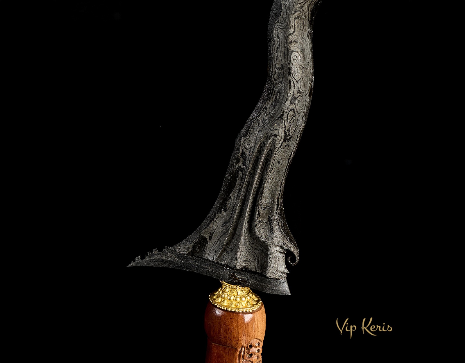 Индонезийский кинжал Крис Sengkelat — 10 аркан, «Клинок Колеса Судьбы» фото VipKeris