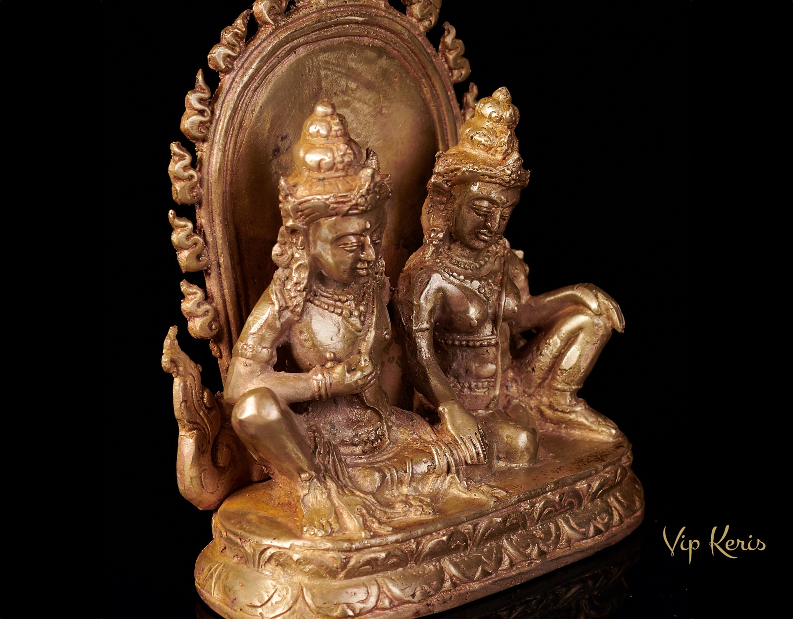 Алтарная бронзовая статуя Рама и Сита. фото VipKeris