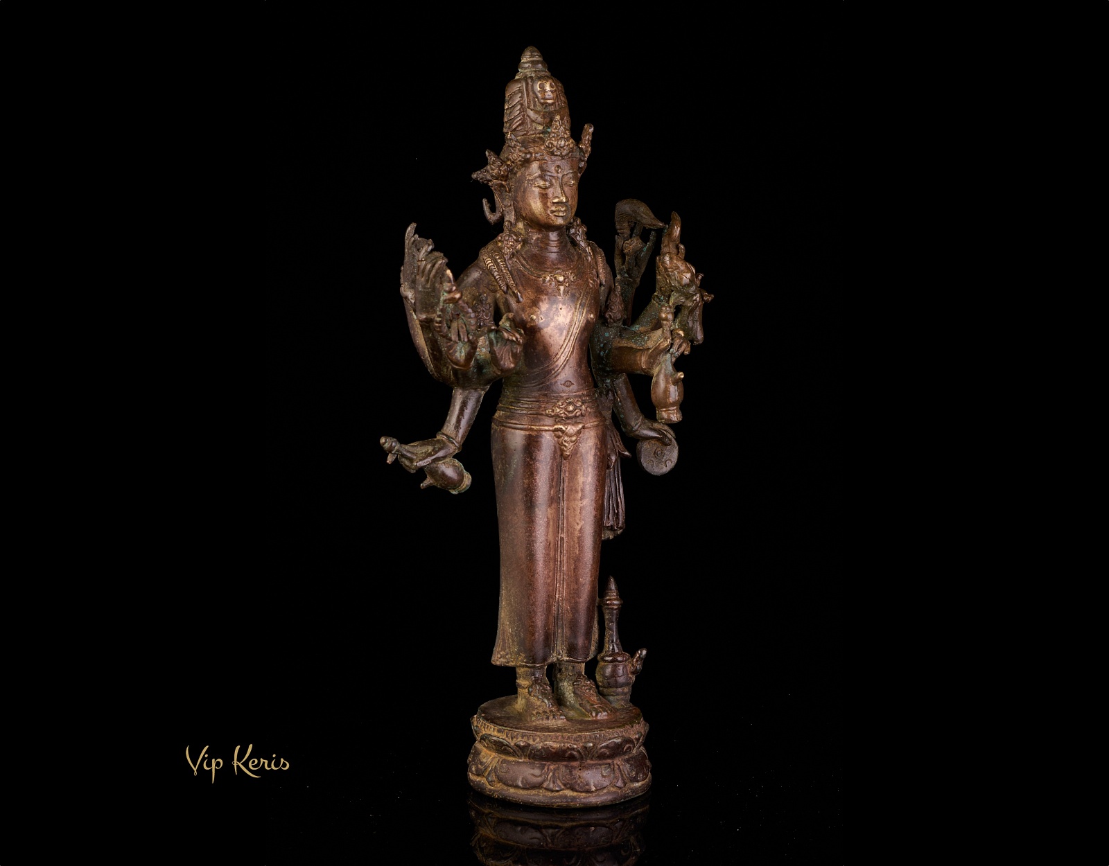Старинная бронзовая статуя Шивы. Обновление, совершенство. фото VipKeris