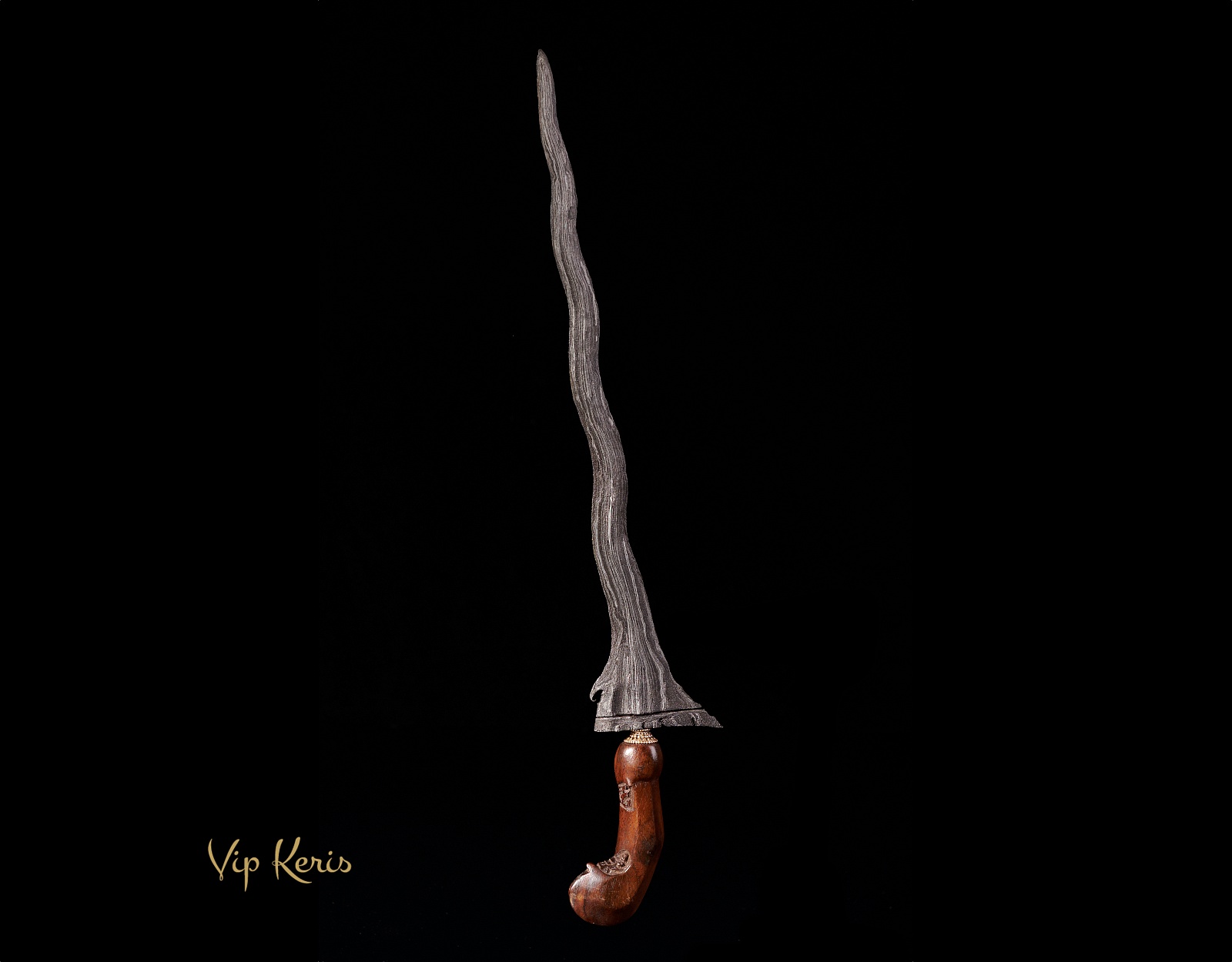 Ритуальный кинжал Крис Kidang Soko Карма, Вода фото VipKeris